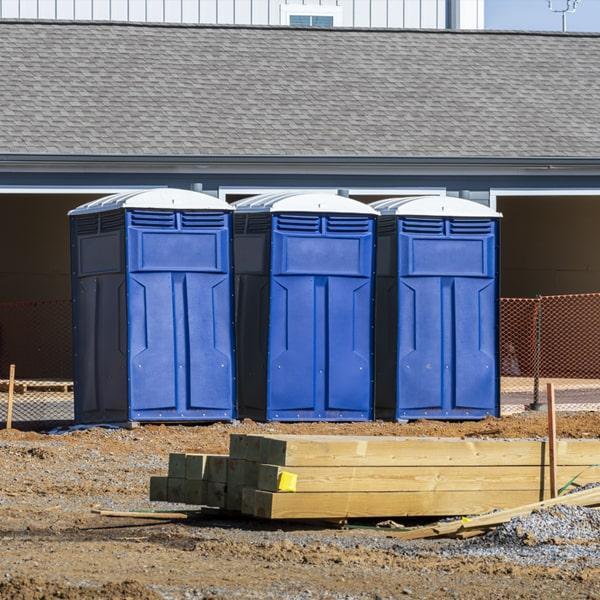 Heavy-duty construction site porta potty in Waukesha, Wisconsin